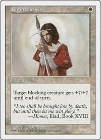 Righteousness - Fifth Edition - Magic: The Gathering card