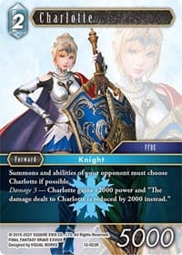 Charlotte - Opus XIII: Crystal Radiance - Final Fantasy TCG card