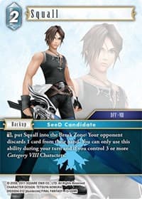 Squall - Opus XIII: Crystal Radiance - Final Fantasy TCG card