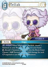 Tellah EX - Opus XIII: Crystal Radiance - Final Fantasy TCG card