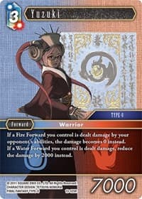Yuzuki - Opus XIII: Crystal Radiance - Final Fantasy TCG card