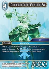 Counterfeit Wraith - Opus XIII: Crystal Radiance - Final Fantasy TCG card