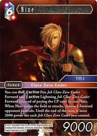 Nine - Opus XIII: Crystal Radiance - Final Fantasy TCG card