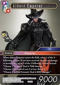 Aldore Emperor - Opus XIII: Crystal Radiance - Final Fantasy TCG card
