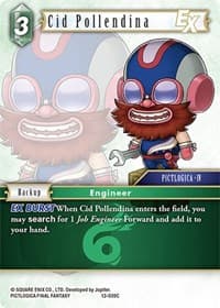 Cid Pollendina EX - Opus XIII: Crystal Radiance - Final Fantasy TCG card