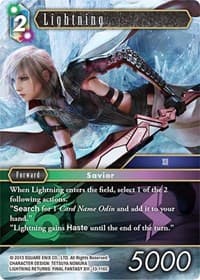 Lightning - 13-116C - Opus XIII: Crystal Radiance - Final Fantasy TCG card
