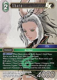 Shara EX - Opus XIII: Crystal Radiance - Final Fantasy TCG card