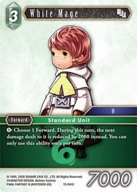White Mage - 13-041C - Opus XIII: Crystal Radiance - Final Fantasy TCG card