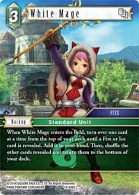 White Mage - 13-042C - Opus XIII: Crystal Radiance - Final Fantasy TCG card