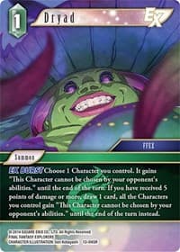 Dryad EX - Opus XIII: Crystal Radiance - Final Fantasy TCG card