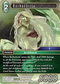 Barbariccia - Opus XIII: Crystal Radiance - Final Fantasy TCG card