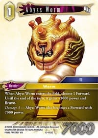 Abyss Worm - Opus XIII: Crystal Radiance - Final Fantasy TCG card