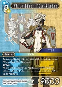 White Tiger l'Cie Nimbus - Opus XIII: Crystal Radiance - Final Fantasy TCG card