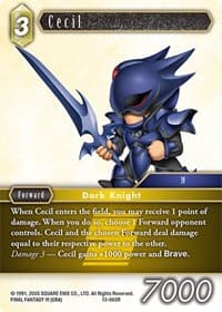 Cecil - Opus XIII: Crystal Radiance - Final Fantasy TCG card