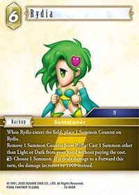Rydia - Opus XIII: Crystal Radiance - Final Fantasy TCG card