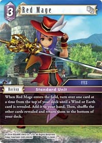 Red Mage - Opus XIII: Crystal Radiance - Final Fantasy TCG card