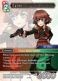Cater - Opus XIII: Crystal Radiance - Final Fantasy TCG card