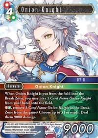Onion Knight - Opus XIII: Crystal Radiance - Final Fantasy TCG card