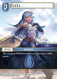 Luka - Opus XIII: Crystal Radiance - Final Fantasy TCG card