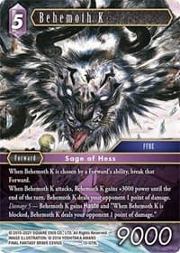 Behemoth K - Opus XIII: Crystal Radiance - Final Fantasy TCG card