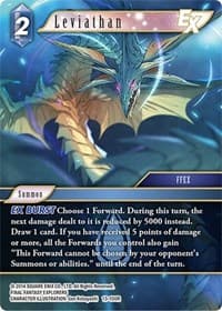Leviathan EX - Opus XIII: Crystal Radiance - Final Fantasy TCG card