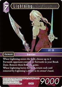 Lightning - 13-081 - Opus XIII: Crystal Radiance - Final Fantasy TCG card