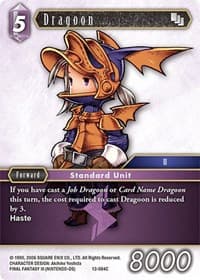 Dragoon - Opus XIII: Crystal Radiance - Final Fantasy TCG card