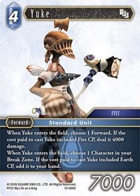 Yuke - 13-099C - Opus XIII: Crystal Radiance - Final Fantasy TCG card