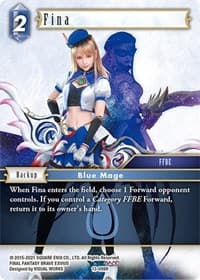 Fina - Opus XIII: Crystal Radiance - Final Fantasy TCG card