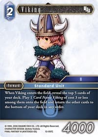 Viking - Opus XIII: Crystal Radiance - Final Fantasy TCG card