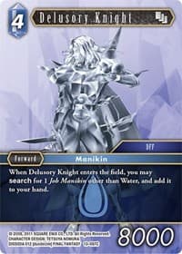 Delusory Knight - Opus XIII: Crystal Radiance - Final Fantasy TCG card
