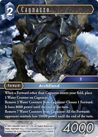 Cagnazzo - Opus XIII: Crystal Radiance - Final Fantasy TCG card