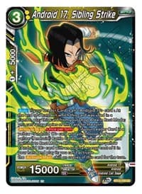 Android 17, Sibling Strike - Supreme Rivalry - Dragon Ball Super: Masters card