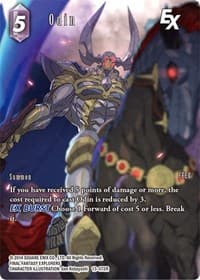 Odin EX (Full Art) - Opus XIII: Crystal Radiance - Final Fantasy TCG card