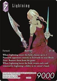 Lightning - 13-081 (Full Art) - Opus XIII: Crystal Radiance - Final Fantasy TCG card