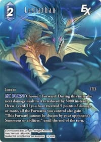 Leviathan EX (Full Art) - Opus XIII: Crystal Radiance - Final Fantasy TCG card