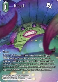Dryad EX (Full Art) - Opus XIII: Crystal Radiance - Final Fantasy TCG card