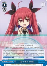 My Little Shido (Blue) - Date A Live - Weiss Schwarz card