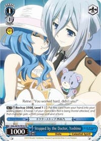 Stopped by the Doctor, Yoshino - Date A Live - Weiss Schwarz card
