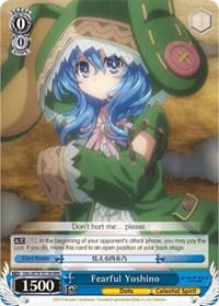 Fearful Yoshino (RRR) - Date A Live - Weiss Schwarz card