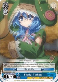 Fearful Yoshino - Date A Live - Weiss Schwarz card