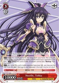 Hostile, Tohka (SR) - Date A Live - Weiss Schwarz card