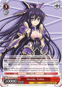 Hostile, Tohka - Date A Live - Weiss Schwarz card