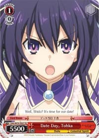 Date Day, Tohka - Date A Live - Weiss Schwarz card