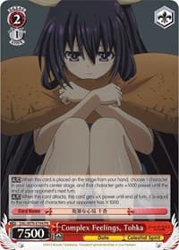 Complex Feelings, Tohka - Date A Live - Weiss Schwarz card