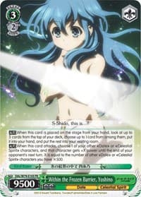 Within the Frozen Barrier, Yoshino - Date A Live - Weiss Schwarz card