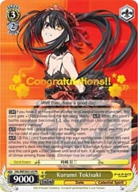 Kurumi Tokisaki (Spring Fest 2021) - Bushiroad Event Cards - Weiss Schwarz card