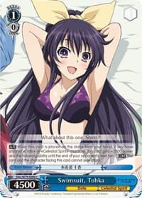 Swimsuit, Tohka - Date A Live - Weiss Schwarz card