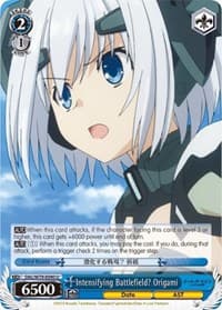 Intensifying Battlefield? Origami - Date A Live - Weiss Schwarz card