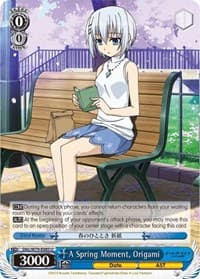 A Spring Moment, Origami - Date A Live - Weiss Schwarz card